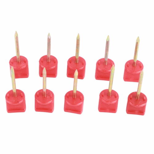 10pcs Pins de cible de tir à l'arc en alliage d'acier manganèse 5/16&nbsp;po Accessoires de chasse à filetage de vis pour papier de cible fixe