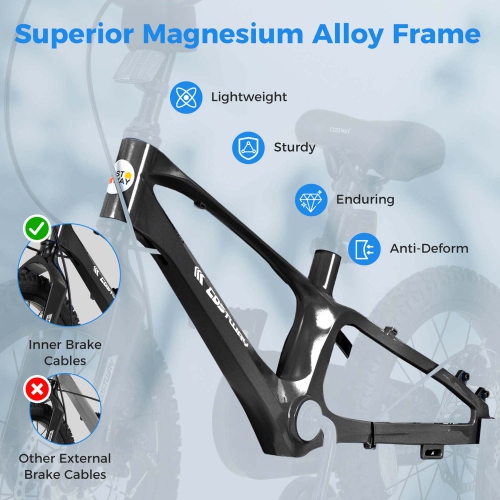 Vélo pour enfants de 16&nbsp;po de Costway avec guidon réglable et deux freins à disque de type selle