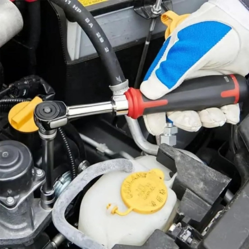 Cordless Slim Ratchet Set, Portable Manually Slim Ratchet Set, 46 in 1 Socket Ratchet Wrench Set for Repairs