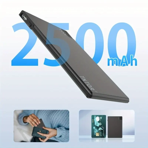 Ultra-Thin 2500mAh Power Bank, 24W Outdoor Speaker with RGB Lights, and Multifunctional Smartwatch with LED Flashlight & Fitness Tracker