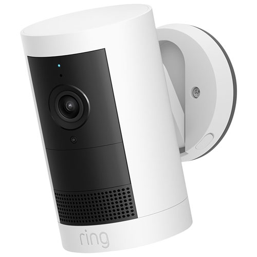 Caméra de surveillance extérieure sans fil 2K Cam Plus de Ring - Blanc