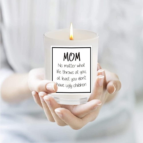 Gifts for Mom from Daughter Son - Best Mom Gifts, Funny Birthday & Mothers Day & Thanksgiving & Christmas Gifts(Vanilla)