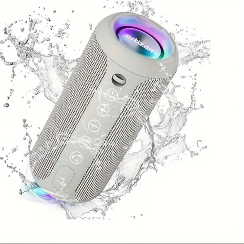 Fitness Tracker with Sleep Monitor, 41600mAh Portable Power Bank with AC Outlets, 24W Waterproof Wireless Speaker with BT 5.3 and RGB Lights for