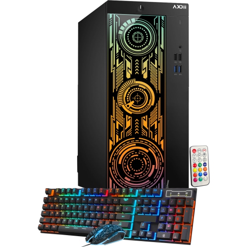 Remis à neuf - Ordinateur de jeu AXOII RGB, processeur Core i5 d'Intel, GeForce RTX 3050 6&nbsp;Go, mémoire vive 32&nbsp;Go, 4,1&nbsp;GHz 1&nbsp;To