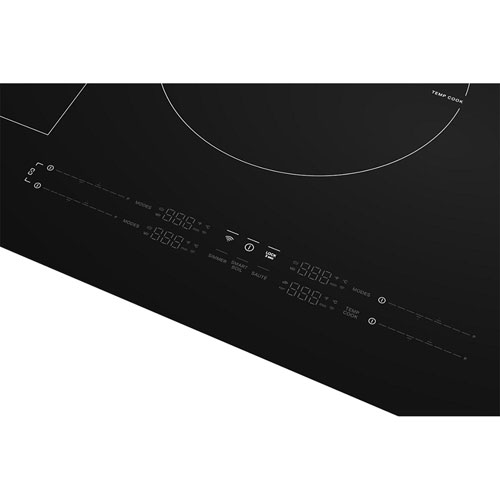 Whirlpool Intelligent 30" 4-Element Induction Cooktop (WCIT7530SB) - Black