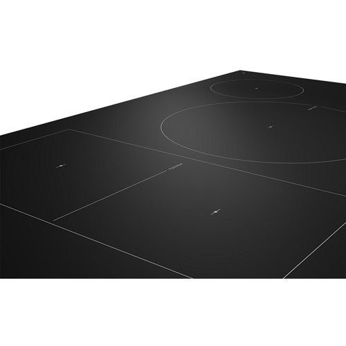 Whirlpool Intelligent 30" 4-Element Induction Cooktop (WCIT7530SS) - Black/Stainless Steel