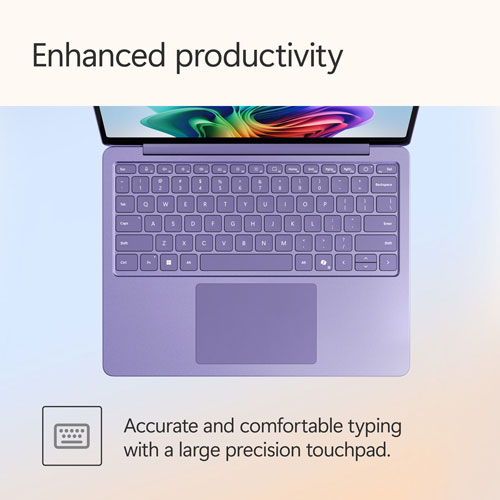 Portable Surface Laptop de 13 po de Microsoft avec Copilot+ PC - Violet - Anglais