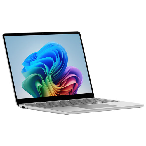 Microsoft Surface Laptop 13" Copilot+ PC Laptop - Platinum (Snapdragon X Plus/16GB RAM/512GB SSD) - Bilingual