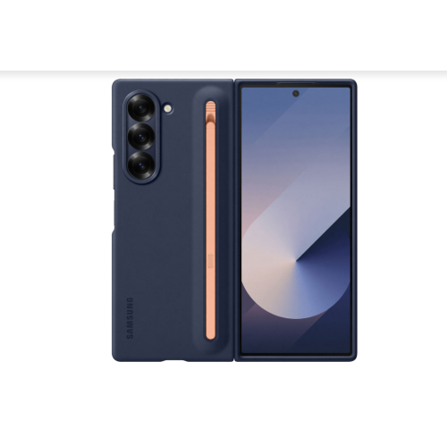Image 1 of 1.. Refurbished Samsung Slim S Pen Grip Case for Galaxy Z Fold6 - Navy EF-OF95PCNEGCA