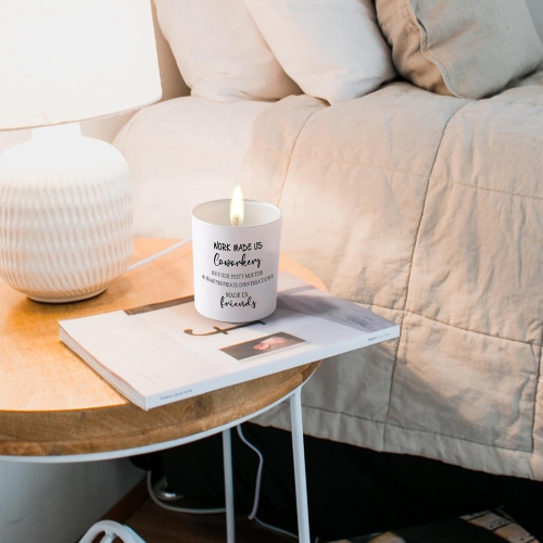 Cadeaux pour femmes Funny Cool Co Worker Cadeaux pour Noël Bougies de soya uniques parfumées lavande