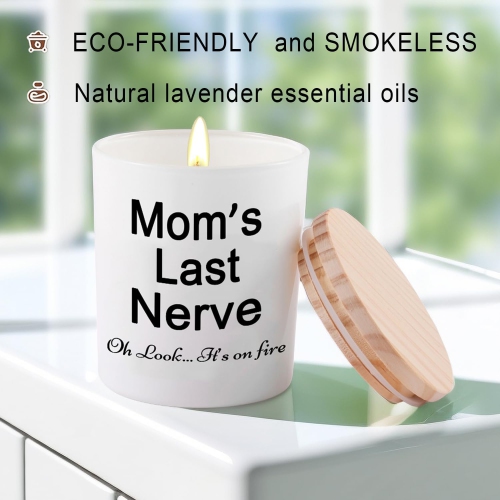 Bougies cadeaux pour maman de la fille ou du fils Funny Cool Bougies de Noël uniques Anniversaire de la fête des mères Cadeaux pour maman Bas de Noël