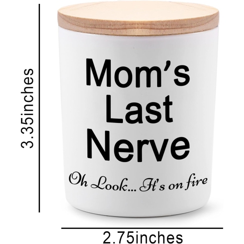 Bougies cadeaux pour maman de la fille ou du fils Funny Cool Bougies de Noël uniques Anniversaire de la fête des mères Cadeaux pour maman Bas de Noël