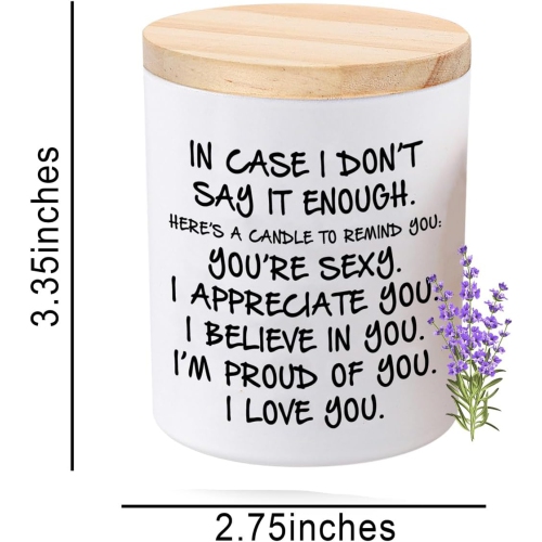 Bougies Cadeaux pour sa fantaisie Unique Saint-Valentin Anniversaire Fête des mères Anniversaire de Noël Cadeaux pour amie amie Bas de Noël Bougie de