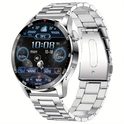 Smart Watch with AMOLED Display, Waterproof Speaker, & 5000mAh Magnetic Power Bank with Fast Charging