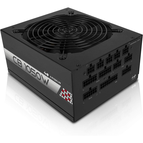 Brand New - InWin CB 1050W Classic Basic Series 1050 Watt Fully Modular Power Supply 80+ Platinum Certified, Black