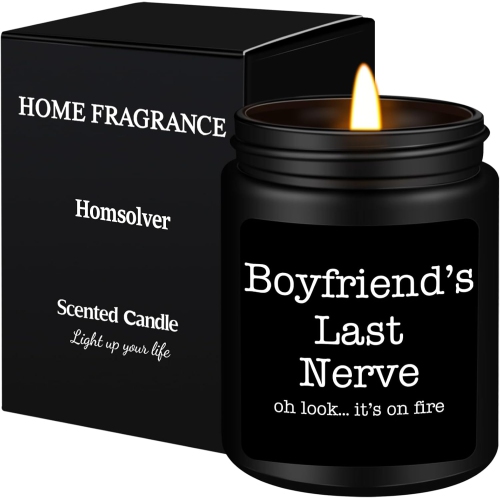 Homsolver Gifts for Boyfriend from Girlfriend, Birthday, Christmas, Anniversary, Valentines Romantic Presents Ideas for Gift Couples, Boyfriend's Las