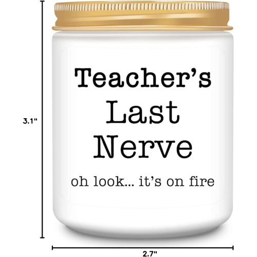 Homsolver Teacher Appreciation Gifts for Women, Christmas Birthday Valentines Retirement Thanksgiving Teachers' Day Graduation Season, Teacher’s Last