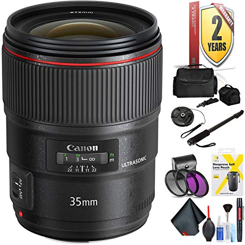 Canon EF 35mm F/1.4L Ii USM Lens for Canon 6D, 5D Mark IV, 5D Mark III, 5D Mark II, 6D Mark II, 5Dsr, 5Ds, 1Dx, 1Dx Mark