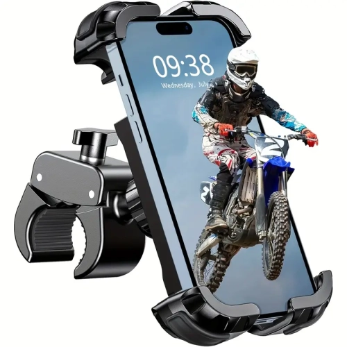 Magnetic Wireless Earbuds, Motorcycle Phone Mount, and Smartwatch with HD Screen & Fitness Tracker