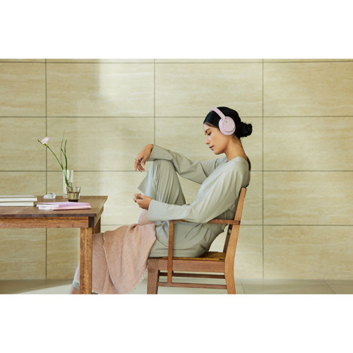 Casque d'écoute Bluetooth à suppression du bruit WH-CH720N de Sony - Rose