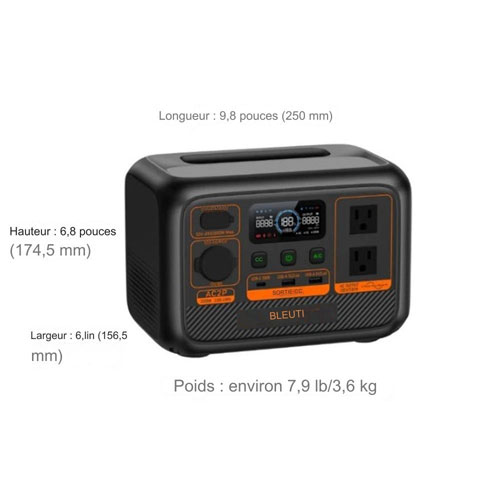 BLUETTI Portable 230Wh Power Station with 200W Solar Panel