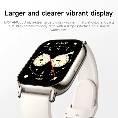 Xiaomi Redmi Watch 5 Lite Smartwatch, 1.96" AMOLED Display, 18-Day Battery, 150+ Sports Modes, 5ATM water resistance, Dual-mic Bluetooth calling, GNSS