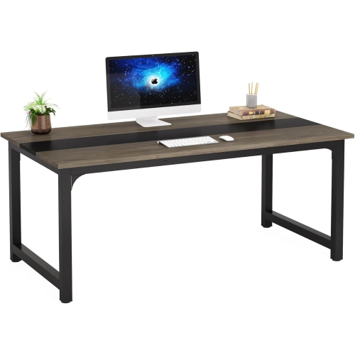 Tribesigns – Bureau d'ordinateur moderne, 63 x 31.5&nbsp;po, grande table d'ordinateur de bureau