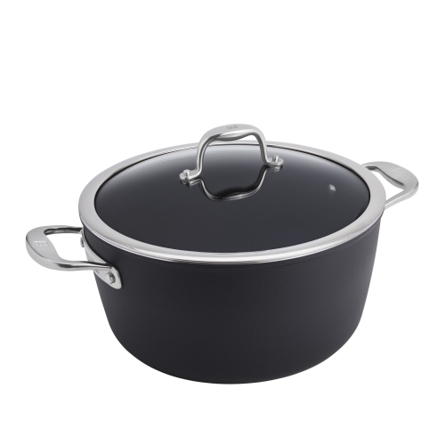 ZWILLING Forte Plus Cookware Set, 10 Piece, Aluminum, Ceramic Titanium