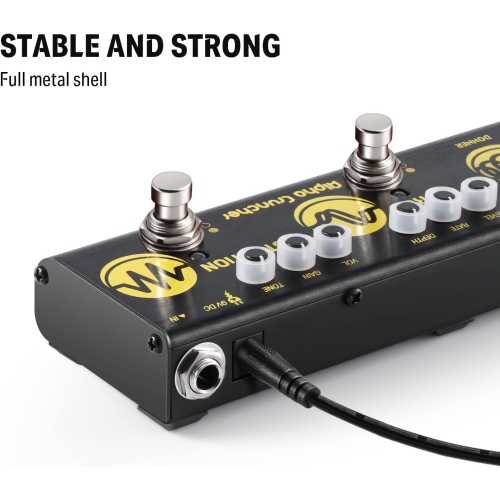 Boîte ouverte - Pédale de guitare à effets multiples Alpha Cruncher 3 de Donner