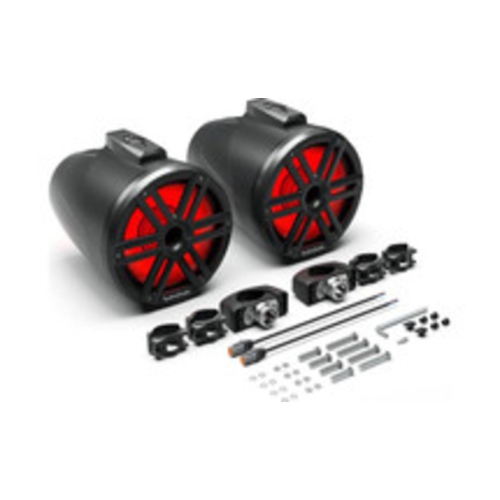 Rockford Fosgate M2WL-10HB M2 Series Colour Optix 10" wakeboard tower speakers with horn tweeters and LED lighting - Black