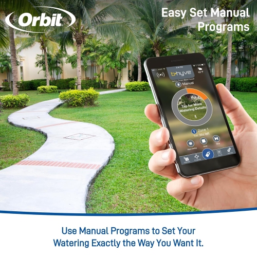 Orbit 90204 B-hyve Gen 2 Smart Hose Watering Timer with Wi-Fi Hub