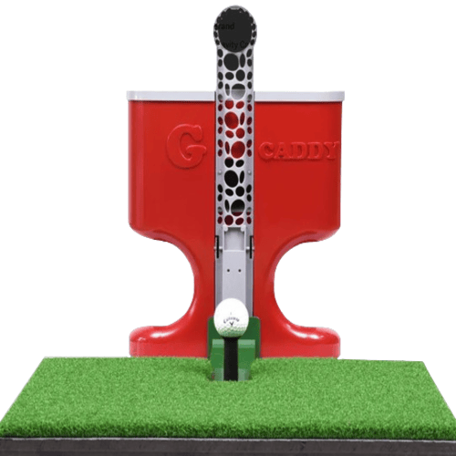 Gravity Caddy: Fully Automatic Premium Golf Ball Dispenser to Practice Indoor & Outdoor - Non-Electric Tee Up Machine - Golf Accessories for Men - No