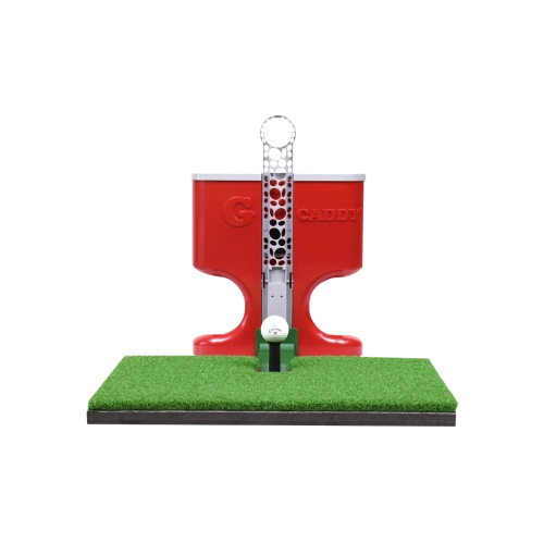 Gravity Caddy: Fully Automatic Premium Golf Ball Dispenser to Practice Indoor & Outdoor - Non-Electric Tee Up Machine - Golf Accessories for Men - No