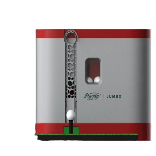 Gravity Caddy Jumbo - Automatic Golf Ball Dispenser for Indoor & Outdoor Use; No Pedal, No Electricity Or Battery Needed; Compatible with Simulators