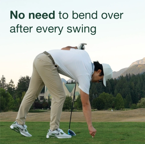 Gravity Caddy Jumbo - Automatic Golf Ball Dispenser for Indoor & Outdoor Use; No Pedal, No Electricity Or Battery Needed; Compatible with Simulators