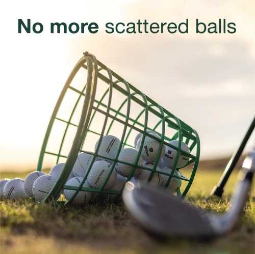 Gravity Caddy Jumbo - Automatic Golf Ball Dispenser for Indoor & Outdoor Use; No Pedal, No Electricity Or Battery Needed; Compatible with Simulators