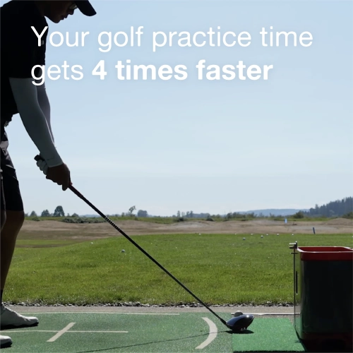 Gravity Caddy Jumbo - Automatic Golf Ball Dispenser for Indoor & Outdoor Use; No Pedal, No Electricity Or Battery Needed; Compatible with Simulators