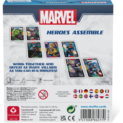 Juego Shuffle Marvel Heroes Assemble