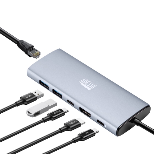 Adesso CyberHub 4035 USB-C 6-in-1 Docking Station