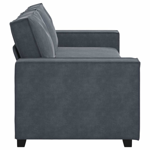 vidaXL 3-Seater Sofa Dark Grey 180 cm Velvet