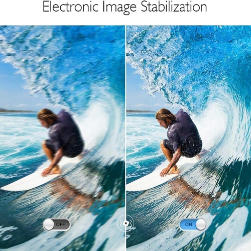 AKASO V50X 4K30fps Action Camera – EIS, Touch Screen, 4X Zoom, 131ft Waterproof, External Mic Support, Remote, 64GB SD Card