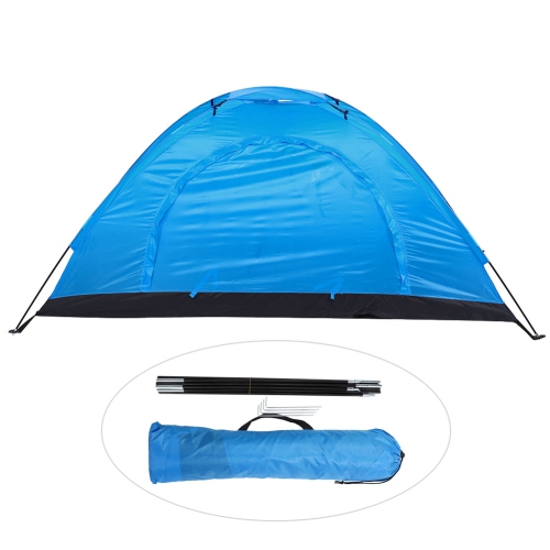 Tente d'extérieur étanche pour une personne pour la pêche au camping, bleu grimpeur