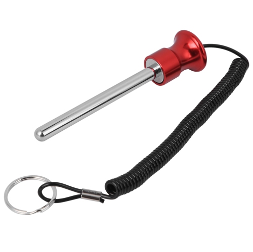 Image 1 of 10.. Magnetic Weight Stack Pin with Pull Rope Strength Training Equipment AccessoriesRed