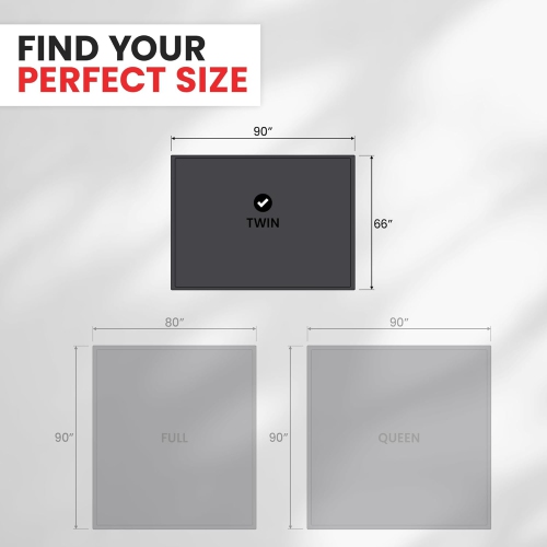 Canadian Linen Polar Fleece Blankets, 66"x90" Twin Size, Lightweight Cozy Warm Super Soft Moisture Free Breathable Blankets for All Season, Dark Grey