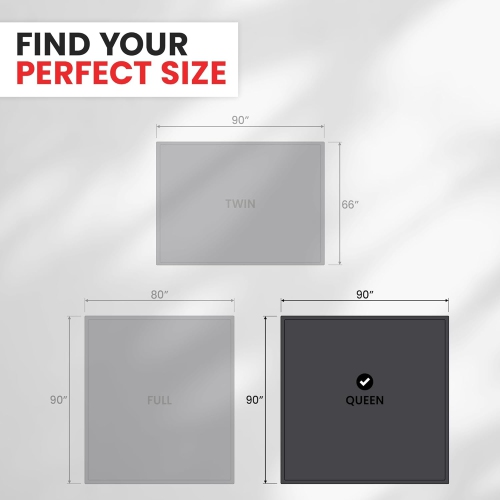 Canadian Linen Polar Fleece Blankets, 90"x90" Queen Size, Lightweight Cozy Warm Super Soft Moisture Free Breathable Blankets for All Season, Dark Grey