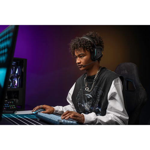 Casque de jeu sans fil Void V2 avec microphone de Corsair - Noir