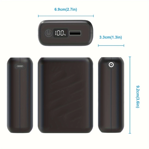 Ear Headset with 48H Playback, 20000mAh Battery Pack, and 360° Bicycle Phone Holder