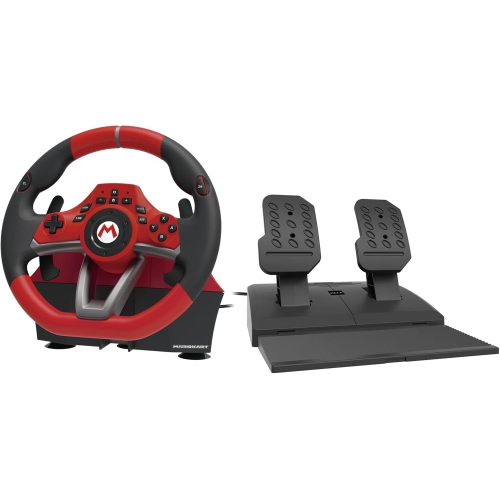 Open Box – Nintendo Switch Mario Kart Racing Wheel Pro Deluxe by HORI - Officially Licensed by Nintendo - Deluxe Edition