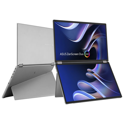 ASUS ZenScreen Duo 14" FHD 1ms GTG OLED LED Portable Dual-Screen Monitor