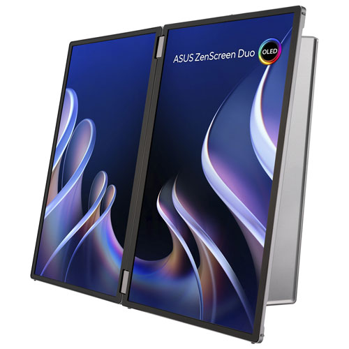 ASUS ZenScreen Duo 14" FHD 1ms GTG OLED LED Portable Dual-Screen Monitor